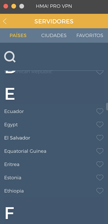 HideMyAss El Salvador