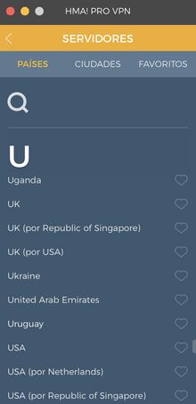 HideMyAss Uruguay