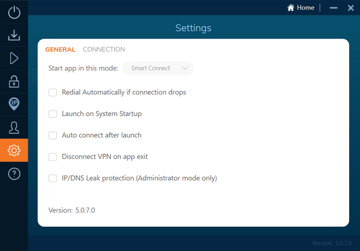Ivacy - Configuraciones