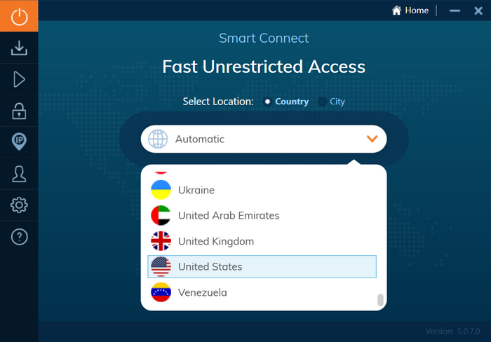 Ivacy - Países