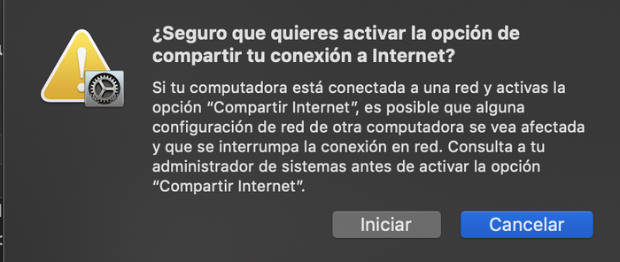 Compartir Internet