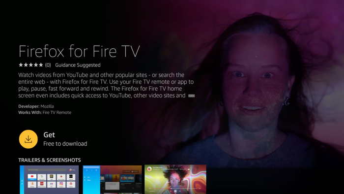 Firefox para Fire TV