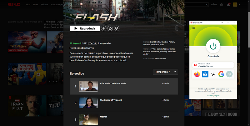 The Flash S07 en Netflix