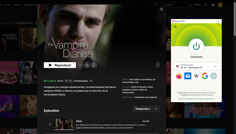 The Vampire Diaries en Netflix