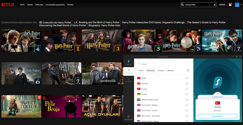 Harry Potter en Netflix