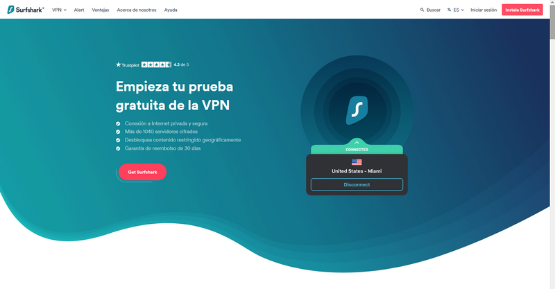 Surfshark - Garantía de reembolso