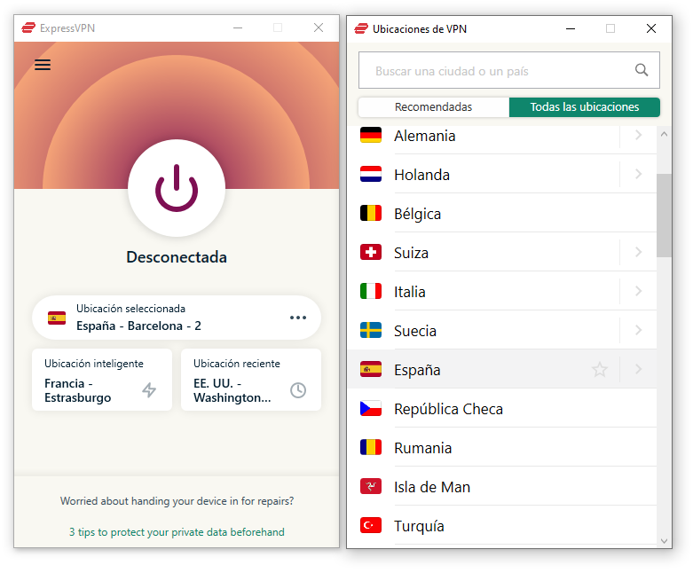 ExpressVPN - España