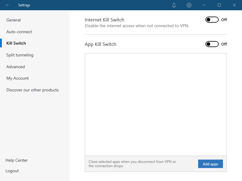 NordVPN - Kill Switch