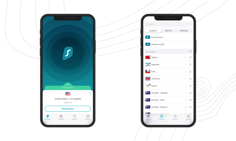 Surfshark en iOS