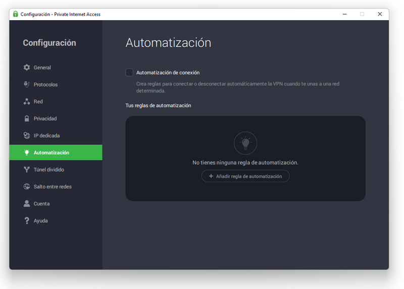 PIA VPN - Automatización