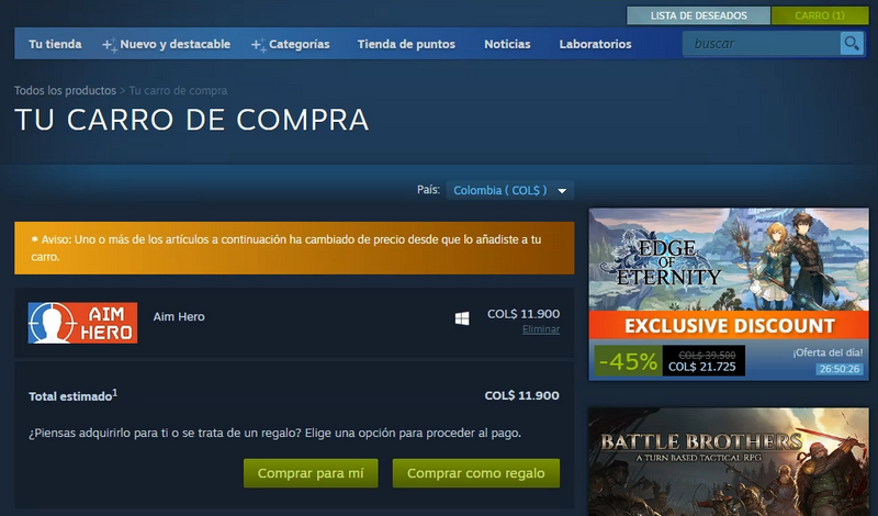 El precio del juego también ha cambiado