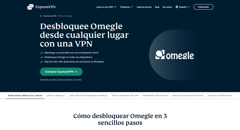 ExpressVPN para Omegle