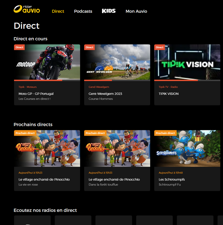 MotoGP en RTBF