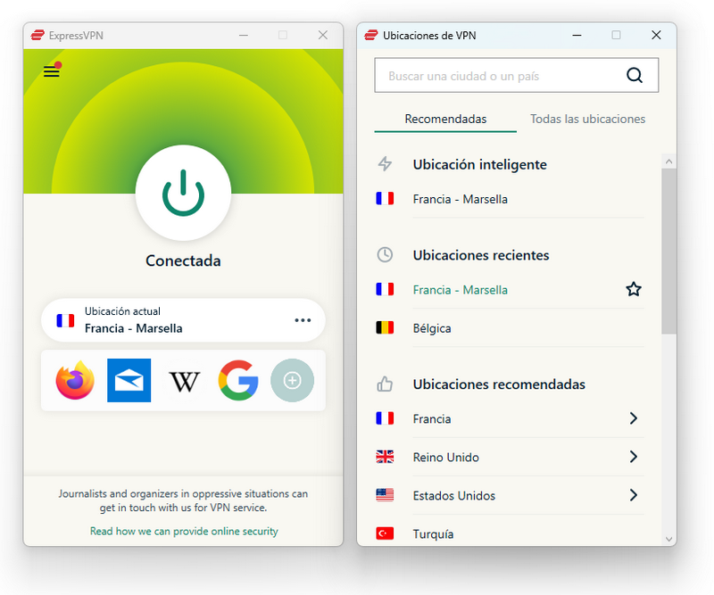 ExpressVPN - Francia