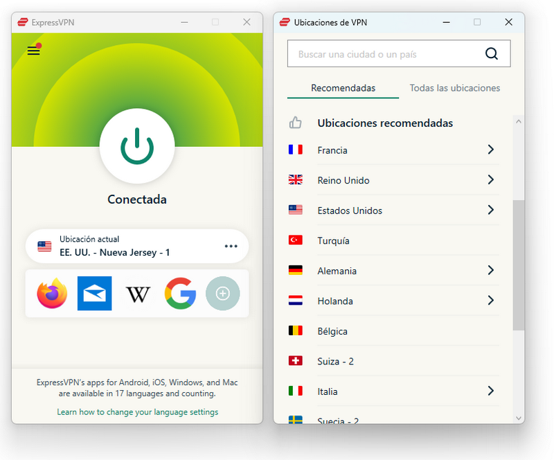 ExpressVPN - Estdos Unidos