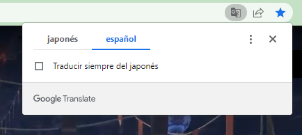 Traducción al japonés