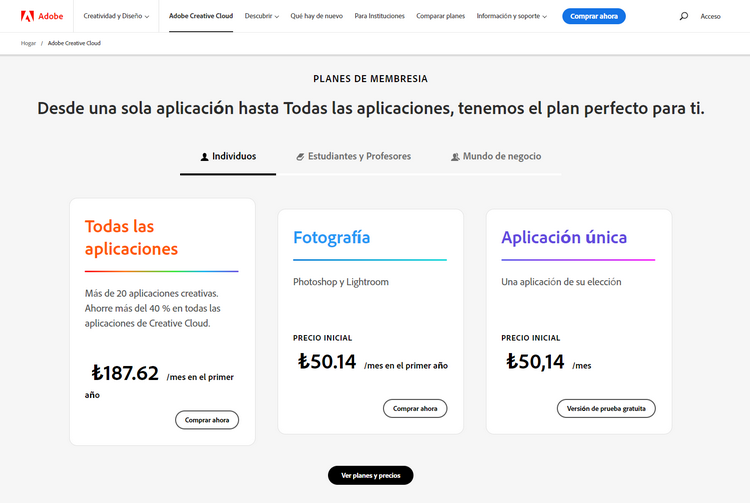 Adobe Creative Cloud más barato