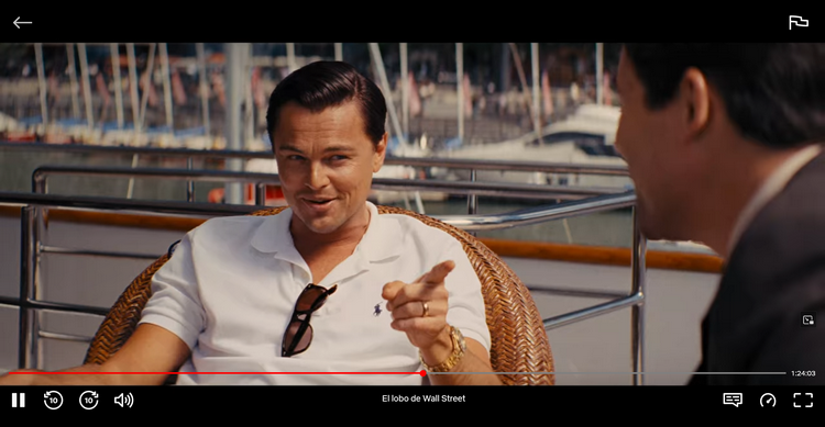 Cómo ver The Wolf of Wall Street en Netflix