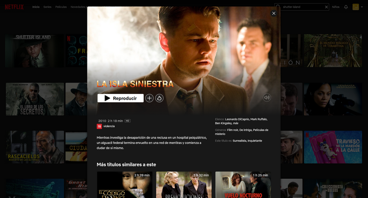 Shutter Island en Netflix