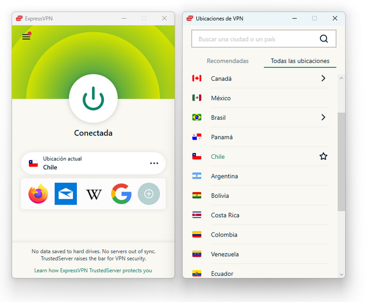 ExpressVPN - Chile