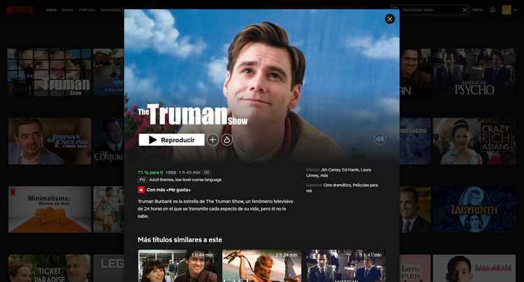 The Truman Show en Netflix