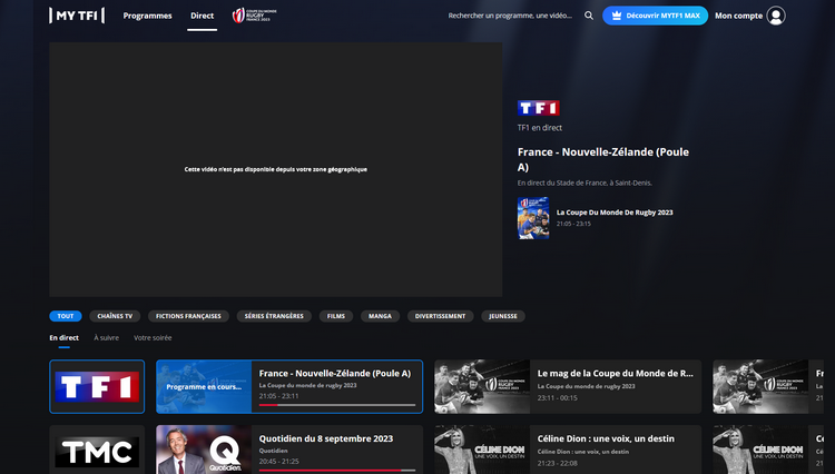Mundial de Rugby en TF1