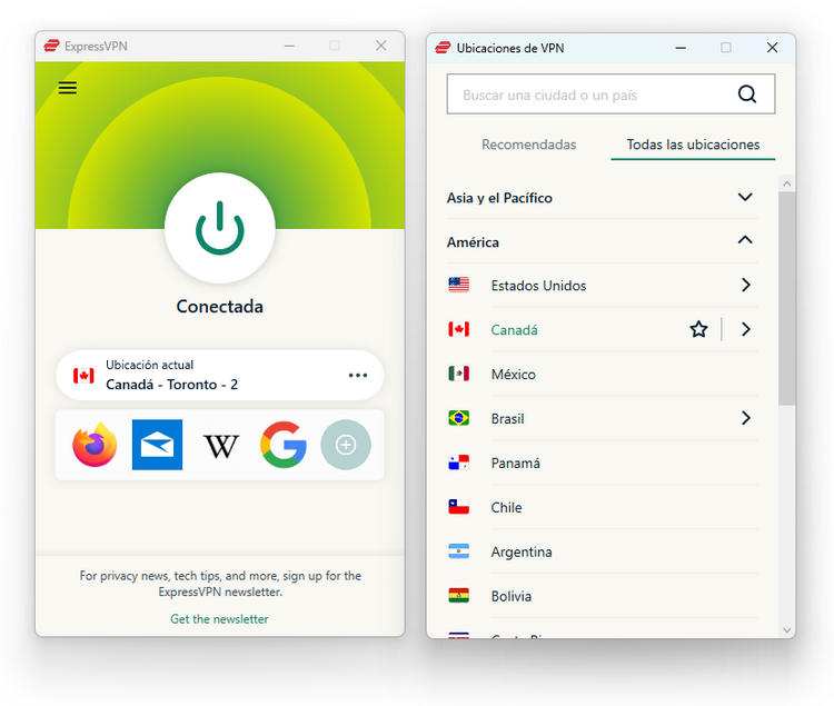 ExpressVPN - Canadá