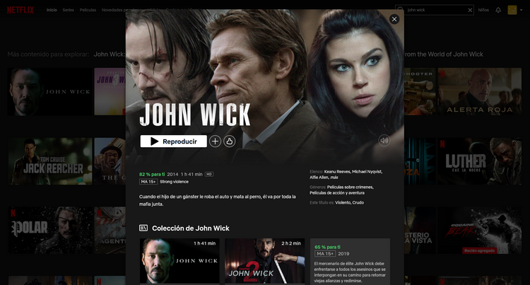 John Wick en Netflix