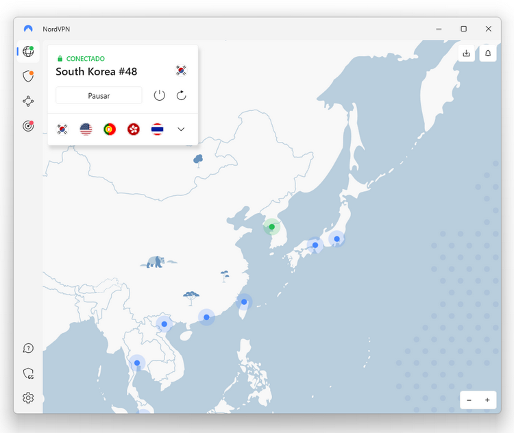 NordVPN - Corea del Sur