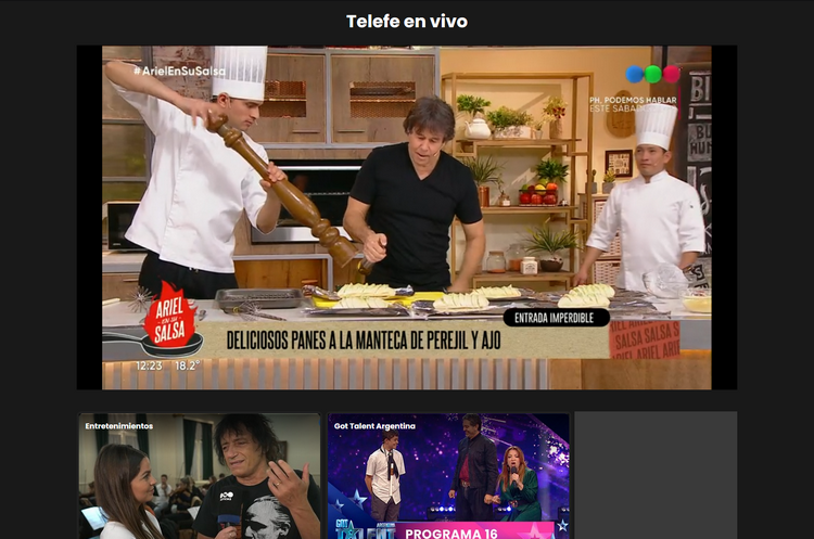 TV argentina en el exterior con una VPN