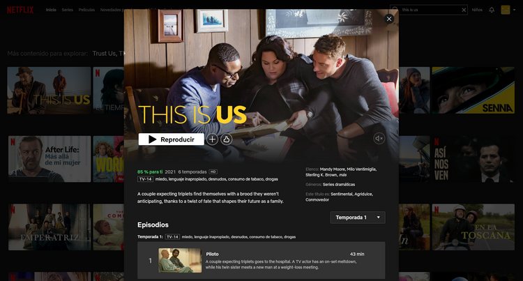 This Is Us en Netflix