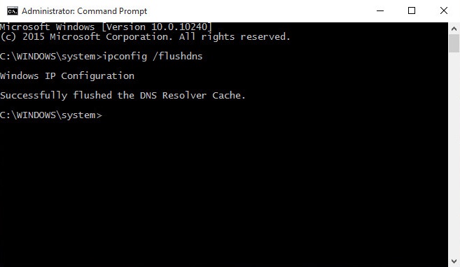 Flush DNS