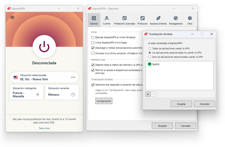 ExpressVPN - Split Tunneling