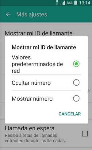 Ocultar número en Android