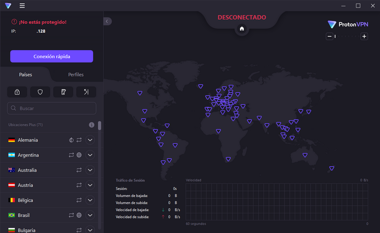 Proton VPN - Conexión rápida