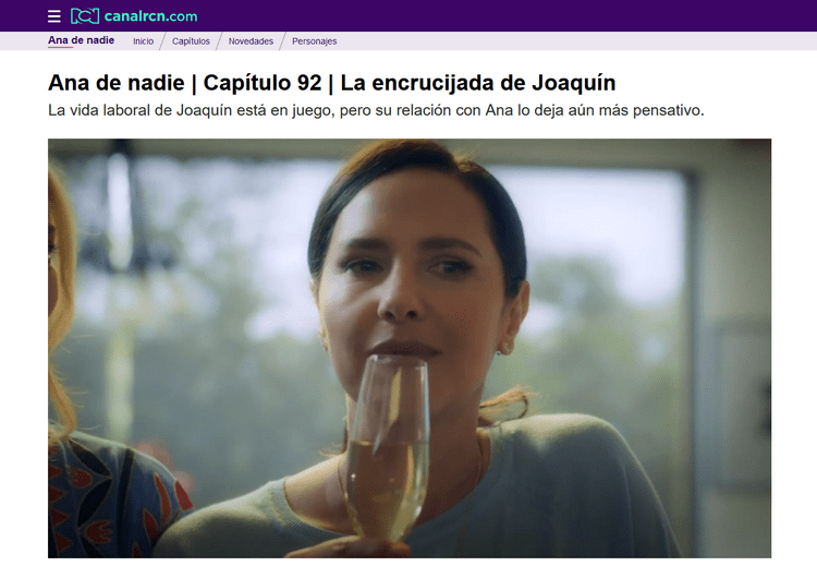 Ana de Nadie fuera de Colombia con una VPN