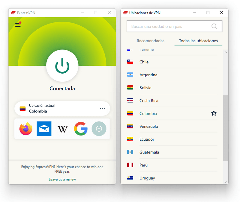 ExpressVPN - Colombia