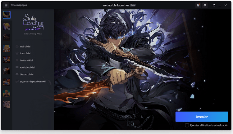 Solo Leveling: Arise - Instalación