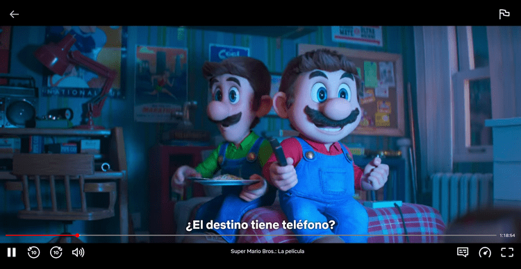 Ver Super Mario Bros en Netflix